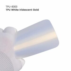 White Iridescent Gold